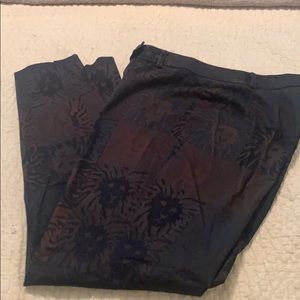 Anne Klein Lion Print Dress Slacks